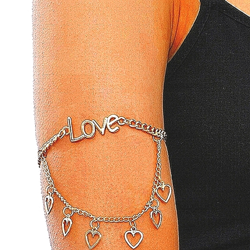 Upper Arm Body Jewelry Layered Love Tribal Festival Bracelet NEW